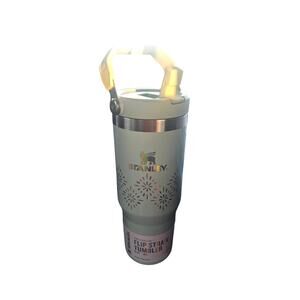 Stanley Flip Straw Tumbler 30 oz NWT Seaglass Winter Wonderland Rare HTF